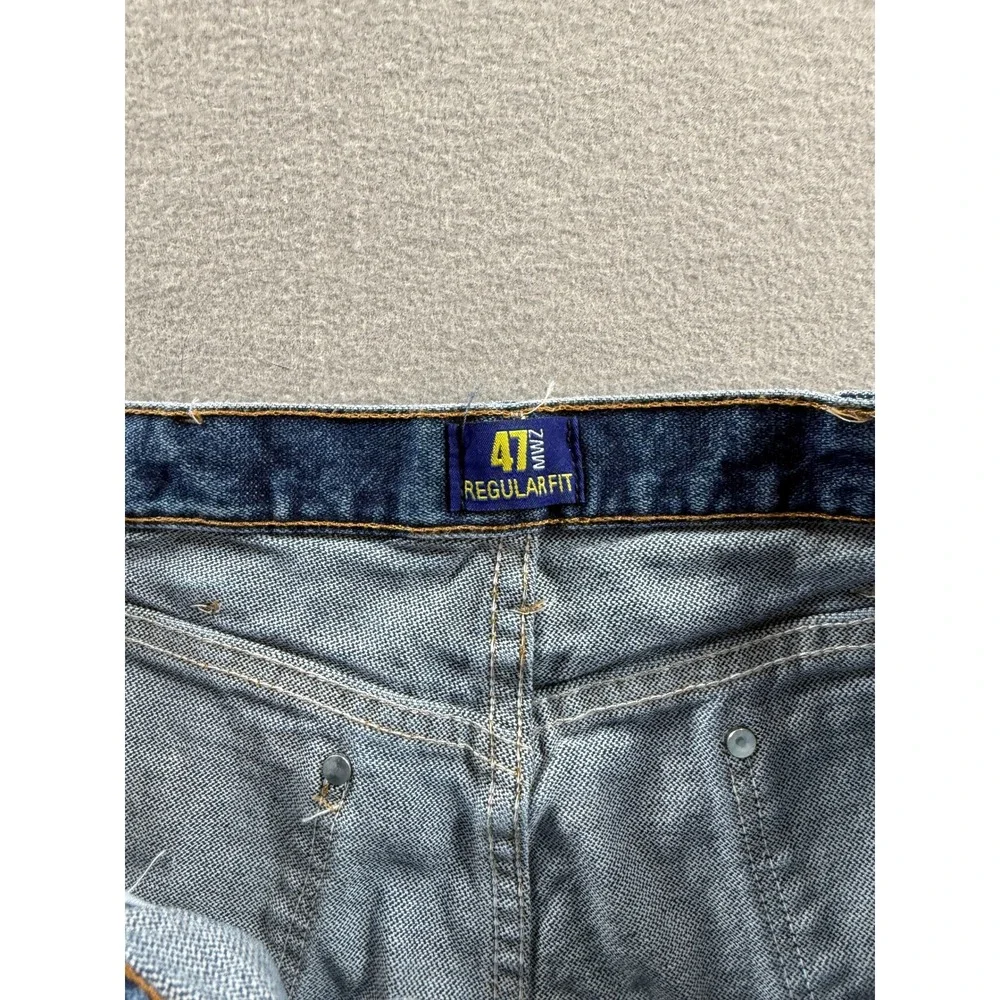 Wrangler Jeans Mens 36x34 Blue 47MWZ Regular Fit Denim